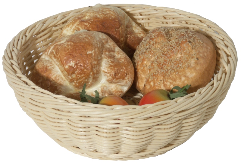 Polyrattan-Korb, rund 21 cm