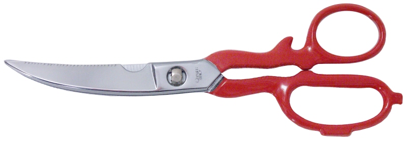 Küchenschere 22 cm mit rotlackiertem Griff