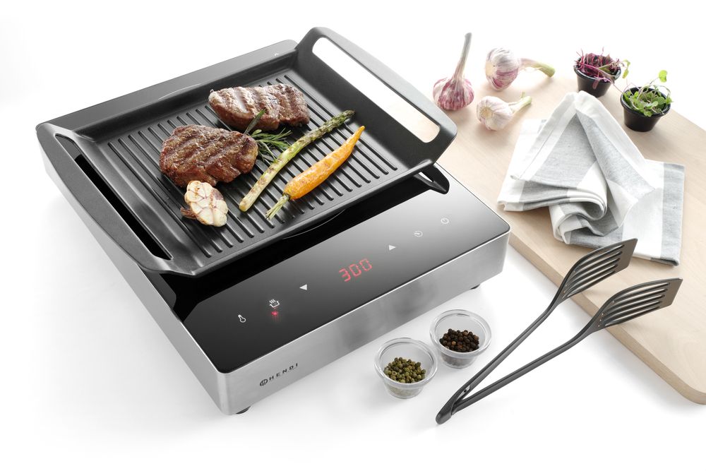 Grillplatte für Induktionskocher