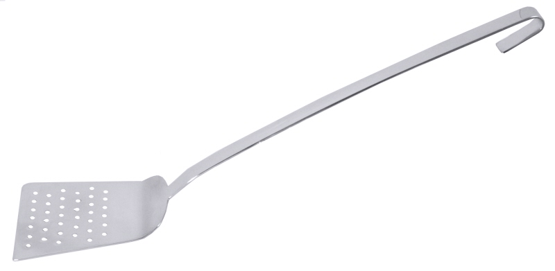 Pfannenschaufel, perforiert langer Stiel 36 cm