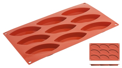 Backmatte Schiffchen 10 x 4 cm